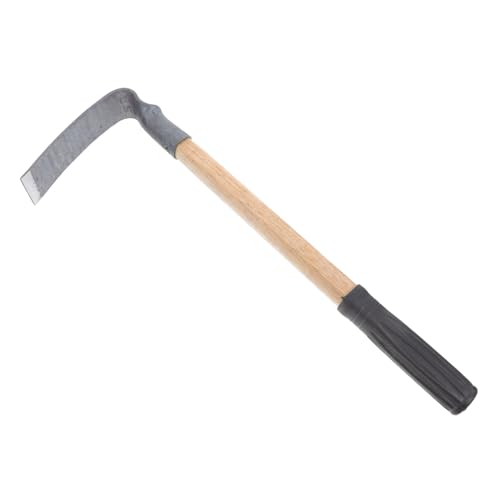 ROMISBABA Handliche Gartenhacke mit Langem Holzstiel Robuster Stahlklinge Rutschfestem Griffende Leichtes Unkrautjäten und Bodenbearbeitung für Balkon Garten Outdoor Farming ROMISBABA Handliche Gartenhacke mit Langem Holzstiel Robuster Stahlklinge Rutschfestem Griffende Leichtes Unkrautjäten und Bodenbearbeitung für Balkon Garten Outdoor Farming von ROMISBABA