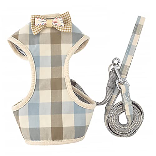 ROMISBABA Hundegeschirr Mit Leine Für Kleine Hunde Verstellbares Atmungsaktives Geschirr Im Karierten Design Für Und Tägliche Outfits Für Hunde Und Katzen ROMISBABA Hundegeschirr Mit Leine Für Kleine Hunde Verstellbares Atmungsaktives Geschirr Im Karierten Design Für Und Tägliche Outfits Für Hunde Und Katzen von ROMISBABA