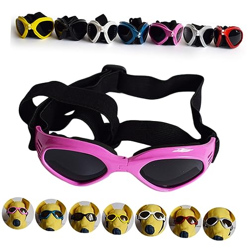 ROMISBABA Haustierbrille Gläser UPS Abs züchten Zubehör Rosa von ROMISBABA