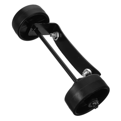 ROMISBABA Heizstrahler Ersatzrad Beweglich Universeller Gasheizer rollenersatz Robustes Eisen Kunststoffmaterial Einfache Montage Passend für Patio gasheizer Schwarz von ROMISBABA