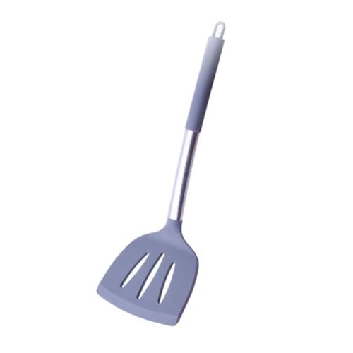 ROMISBABA Hitzebeständige Silikon küchenhelfer Schlitzspachtel Aufhängen Antihaftbeschichtet Leicht zu Reinigen für Backen und Kochen Platzsparend und Langlebig Zufällige Zufällige Farbe von ROMISBABA