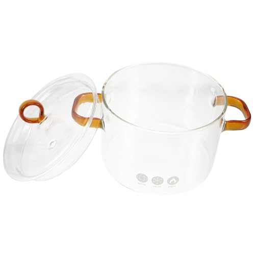 ROMISBABA Hitzebeständiger Glas Schmortopf mit Deckel Ergonomische Griffe Vielseitiger Kochtopf für Babybrei Milch Sauce Nudeln und Gemüse Haushalt Küche ROMISBABA Hitzebeständiger Glas Schmortopf mit Deckel Ergonomische Griffe Vielseitiger Kochtopf für Babybrei Milch Sauce Nudeln und Gemüse Haushalt Küche von ROMISBABA
