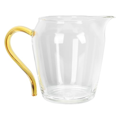 ROMISBABA Hochborosilikat Glas Tee Spender mit Seitlichem Griff Hitzebeständig Transparent für Haushalt und Teestuben Teilig Gelb für Tee und Milch Einfach zu Reinigen und Stilvoll ROMISBABA Hochborosilikat Glas Tee Spender mit Seitlichem Griff Hitzebeständig Transparent für Haushalt und Teestuben Teilig Gelb für Tee und Milch Einfach zu Reinigen und Stilvoll von ROMISBABA