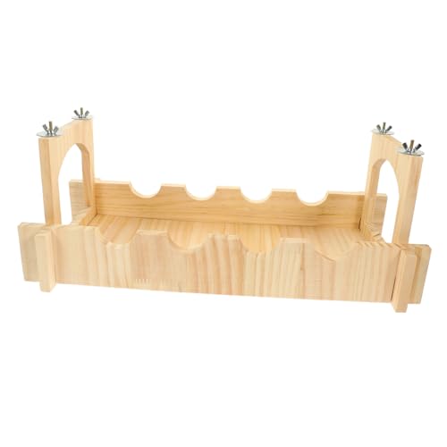 ROMISBABA Hölzerne Langlebige Haustier hängebrücke mit Versteck für Kleine Tiere Wie Chinchillas Hamster Meerschweinchen und Ratten Platzsparend Leicht und Einfach im Käfig zu Montieren als ROMISBABA Hölzerne Langlebige Haustier hängebrücke mit Versteck für Kleine Tiere Wie Chinchillas Hamster Meerschweinchen und Ratten Platzsparend Leicht und Einfach im Käfig zu Montieren als von ROMISBABA