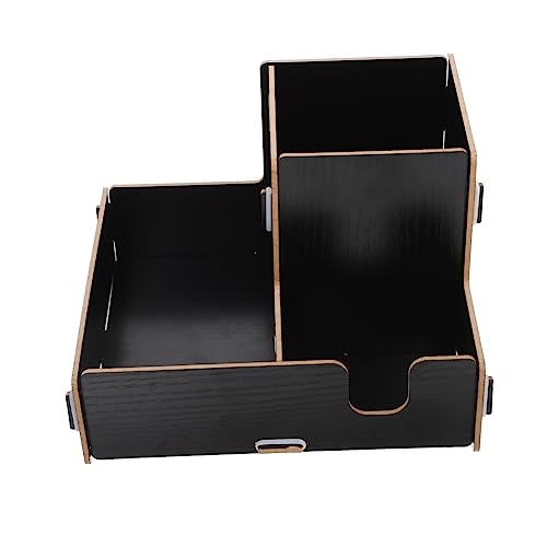 ROMISBABA Holz Becherhalter mit Fächern Papierbecher Organizer Nachhaltiges Aufbewahrungsregal für Kaffee und Teebecher Tisch Accessoire für Zuhause und Milchtee Läden von ROMISBABA