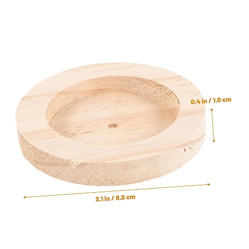 ROMISBABA Holz Futternapf für Hamster Meerschweinchen Kleine Haustiere Waschbar Robust Futter Schale für Nager Chinchilla Fütterung Zubehör ROMISBABA Holz Futternapf für Hamster Meerschweinchen Kleine Haustiere Waschbar Robust Futter Schale für Nager Chinchilla Fütterung Zubehör von ROMISBABA