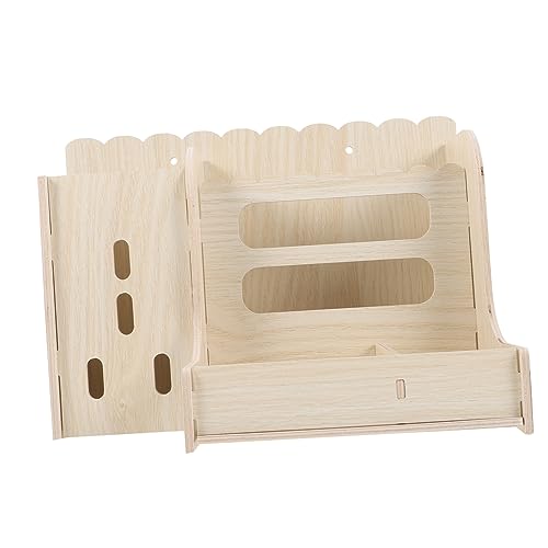 ROMISBABA Holz Futterstation für Meerschweinchen und Kaninchen Multifunktionale Futterschale zur Abfallreduzierung für Kleine Haustiere aus Natürlichem Holz Gefertigt und Leicht zu Reinigen ROMISBABA Holz Futterstation für Meerschweinchen und Kaninchen Multifunktionale Futterschale zur Abfallreduzierung für Kleine Haustiere aus Natürlichem Holz Gefertigt und Leicht zu Reinigen von ROMISBABA