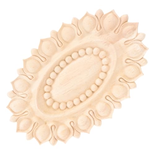 ROMISBABA Holz Geschnitztes Türapplikation Unbemalt Klassische Holzdeko Möbel Onlay Ornament für Heimdekor Vintage Natürliche Holzverzierung zum Bemalen und Basteln ROMISBABA Holz Geschnitztes Türapplikation Unbemalt Klassische Holzdeko Möbel Onlay Ornament für Heimdekor Vintage Natürliche Holzverzierung zum Bemalen und Basteln von ROMISBABA