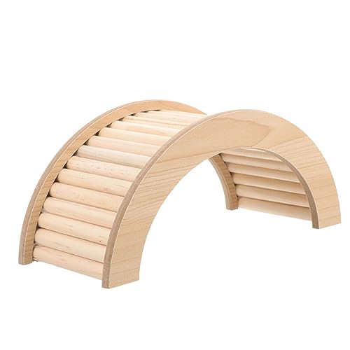 ROMISBABA Holz Kletterbrücke für Kleine Multifunktionale Hamster Trainingsleiter Sichere Chinchilla Brücke für Rennmäuse Dekorative Käfigrampe für Haustiere ROMISBABA Holz Kletterbrücke für Kleine Multifunktionale Hamster Trainingsleiter Sichere Chinchilla Brücke für Rennmäuse Dekorative Käfigrampe für Haustiere von ROMISBABA