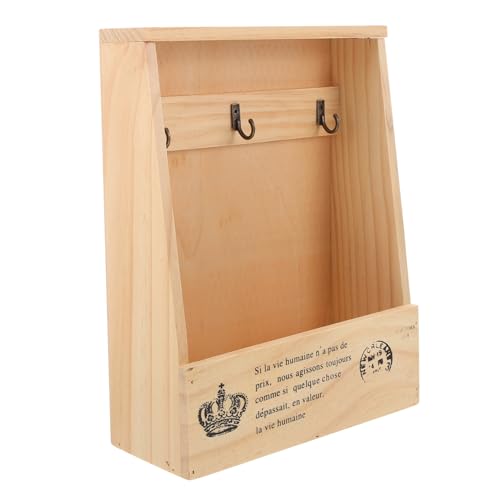 ROMISBABA Holz Schlüsselaufbewahrungsbox Wandmontage Rustikaler Schlüsselhalter für Eingangsbereich Praktischer Organizer für Schlüssel Schmuck Vintage Design für Stilvolle als zur ROMISBABA Holz Schlüsselaufbewahrungsbox Wandmontage Rustikaler Schlüsselhalter für Eingangsbereich Praktischer Organizer für Schlüssel Schmuck Vintage Design für Stilvolle als zur von ROMISBABA