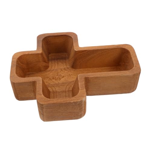 ROMISBABA Holz Servierplatte Kreuzförmig Natürliche Holzschale Snacktablett Käseplatte Rustikales Design Für Snacks Obst Dessert Wohnzimmer Küche ROMISBABA Holz Servierplatte Kreuzförmig Natürliche Holzschale Snacktablett Käseplatte Rustikales Design Für Snacks Obst Dessert Wohnzimmer Küche von ROMISBABA