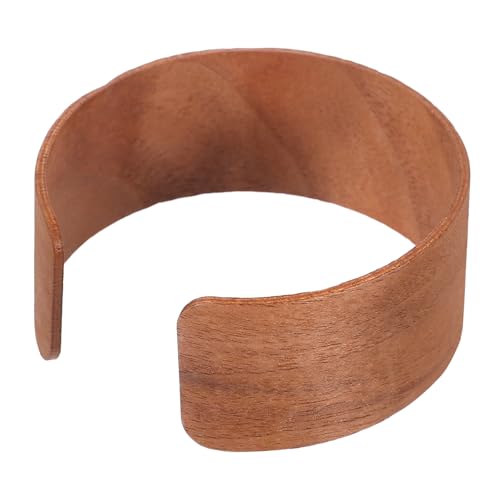 ROMISBABA Holz Trinkbecher Sleeve aus Robustem Material Hitzeisolierend Vielseitig Kompatibel mit Kaffee Teetassen Eleganter Holzstruktur Kompakter Schutz für Heiße Getränke von ROMISBABA