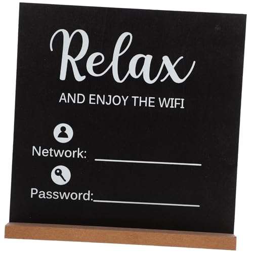 ROMISBABA Holz Wifi Passwort Schild Tafel Abwischbar Wifi Passwort Anzeige für Zuhause Hotel Restaurant Gästezimmer Dekoratives Holzschild ROMISBABA Holz Wifi Passwort Schild Tafel Abwischbar Wifi Passwort Anzeige für Zuhause Hotel Restaurant Gästezimmer Dekoratives Holzschild von ROMISBABA