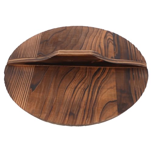 ROMISBABA Holz Wok Deckel mit Hohem Griff Runder Pfannendeckel aus Feinem Holz Hitzebeständig und Anti spritz Leichter Küchenhelfer zum Dämpfen und Schutz vor Überkochen ROMISBABA Holz Wok Deckel mit Hohem Griff Runder Pfannendeckel aus Feinem Holz Hitzebeständig und Anti spritz Leichter Küchenhelfer zum Dämpfen und Schutz vor Überkochen von ROMISBABA