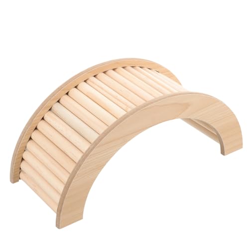 ROMISBABA Holzbrücke für Kleintiere Kletterleiter für Hamster Meerschweinchen und Chinchillas aus Sicherem und Robustem Holz für Spiel und Bewegung im Käfig Einfach zu Reinigen und ROMISBABA Holzbrücke für Kleintiere Kletterleiter für Hamster Meerschweinchen und Chinchillas aus Sicherem und Robustem Holz für Spiel und Bewegung im Käfig Einfach zu Reinigen und von ROMISBABA