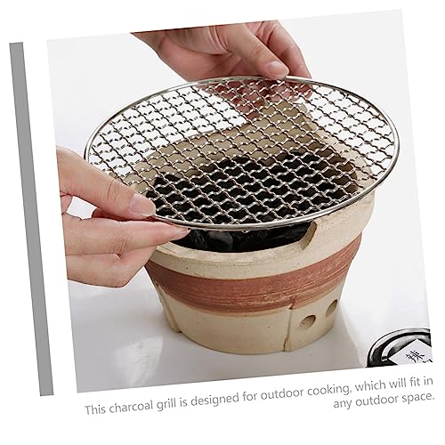 ROMISBABA Holzkohlegrill Tragbarer Barbecue Grill mit Grillrost für Camping Outdoor Grillen Vielseitig für Fleisch Fisch Gemüse und Robust Naturfarben ROMISBABA Holzkohlegrill Tragbarer Barbecue Grill mit Grillrost für Camping Outdoor Grillen Vielseitig für Fleisch Fisch Gemüse und Robust Naturfarben von ROMISBABA