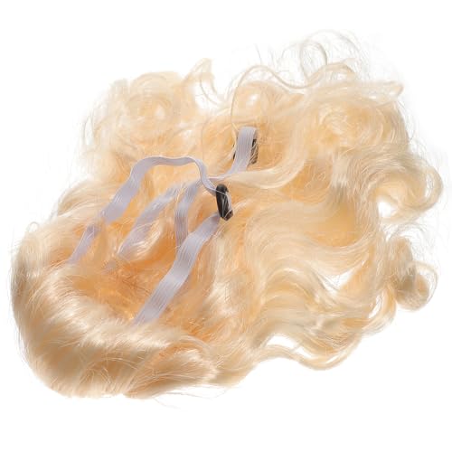 ROMISBABA Hundekostüm Hundewig Lustige Perücke für Hunde Verstellbare Perücke mit Angenehmen Farben für Halloween Cosplay und Fotoshootings Geeignet für Kleine bis Große Haustiere von ROMISBABA