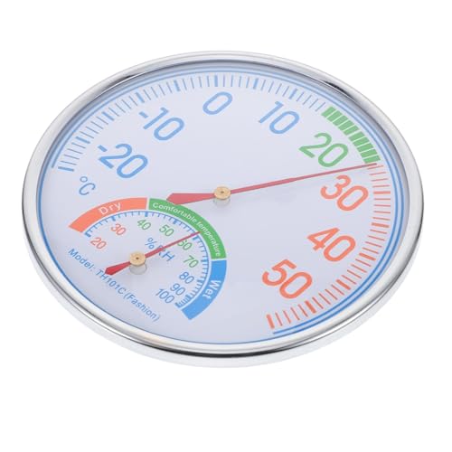 ROMISBABA Hygrothermograph mit Halterung Präzises Thermometer für Außenbereiche für Sauna Garten und Zuhause Hygrometer für Hohe Genauigkeit Einfache Handhabung und Stilvolles Design ROMISBABA Hygrothermograph mit Halterung Präzises Thermometer für Außenbereiche für Sauna Garten und Zuhause Hygrometer für Hohe Genauigkeit Einfache Handhabung und Stilvolles Design von ROMISBABA