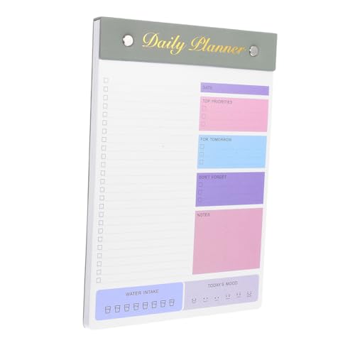 ROMISBABA Kreatives Notizbuch Für Tägliche Planung Minimalistisches Design Abreißbare Seiten Für Büro Und Studium Windflower von ROMISBABA