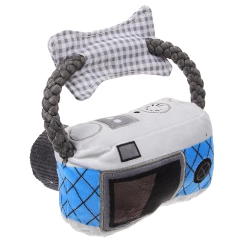 ROMISBABA Interaktives Kauspielzeug für Hunde Plüsch Kameraspielzeug mit Quietschfunktion Robustes Beißspielzeug für Kleine Mittlere und Große Hunde Teething Chew Toy für Langanhaltenden ROMISBABA Interaktives Kauspielzeug für Hunde Plüsch Kameraspielzeug mit Quietschfunktion Robustes Beißspielzeug für Kleine Mittlere und Große Hunde Teething Chew Toy für Langanhaltenden von ROMISBABA