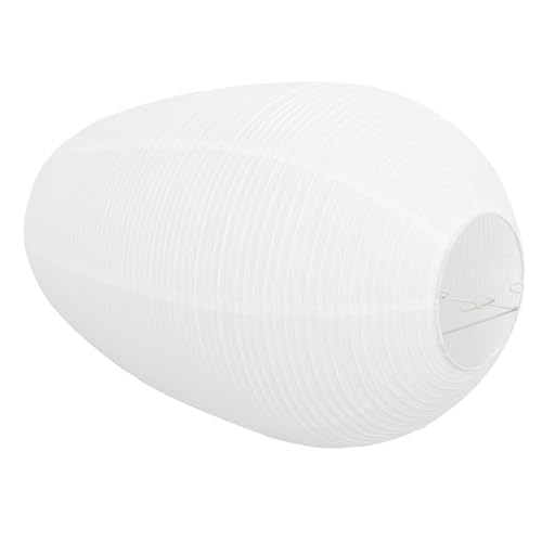 ROMISBABA Japanischer Stil Papierlampenschirm Weiß für Wohnzimmer und Schlafzimmer Pendelleuchte Minimalistisches Design Einfache Installation Vielseitige Verwendung für Heimdekoration von ROMISBABA
