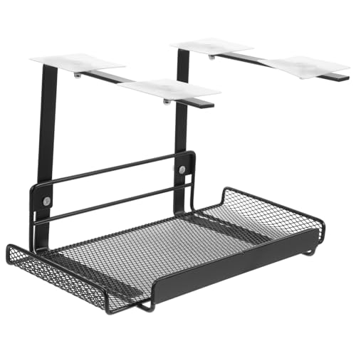 ROMISBABA Kabelmanagement Regal Unter Tisch mit Schraublöchern Kabelwanne Organizer Ablagefach für Kabel Steckdosen Powerstrip Robust und Platzsparend Geeignet für Büro und Zuhause von ROMISBABA