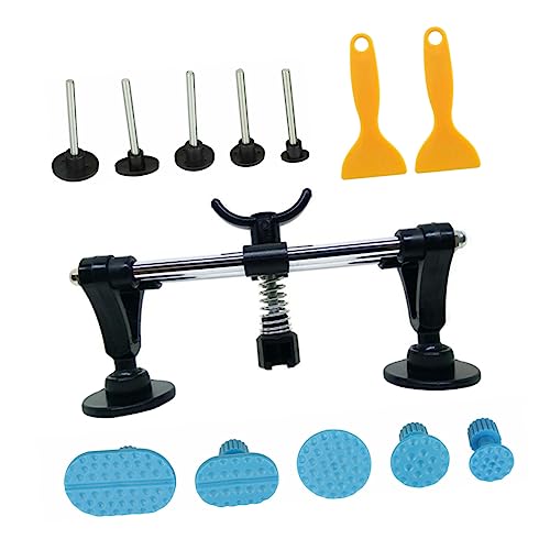 ROMISBABA Karosserie Dellen Reparatur Set Teilig mit Brücken Dent Puller Verstellbar Ergonomisch Geeignet für Metalloberflächen bei Auto Kühlschrank Waschmaschine Inklusive Klebetabs ROMISBABA Karosserie Dellen Reparatur Set Teilig mit Brücken Dent Puller Verstellbar Ergonomisch Geeignet für Metalloberflächen bei Auto Kühlschrank Waschmaschine Inklusive Klebetabs von ROMISBABA