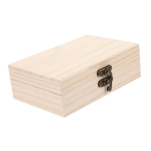 ROMISBABA Bemalbare Erinnerungsbox Aus Holz – Große Rechteckige Aufbewahrungsbox Zum Basteln Mit Verschließbarem Deckel – Dekorative Aufbewahrung Für Kinder Und Erwachsene ROMISBABA Bemalbare Erinnerungsbox Aus Holz – Große Rechteckige Aufbewahrungsbox Zum Basteln Mit Verschließbarem Deckel – Dekorative Aufbewahrung Für Kinder Und Erwachsene von ROMISBABA