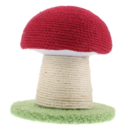 ROMISBABA Katzenscratch-Post Pilzform Aus Sisal Niedlicher Kratzbaum Für Katzen Mit Elegantem Design Fördert Gesundes Kratzverhalten Multifunktionales Katzenzubehör Für Aktive Kätzchen von ROMISBABA