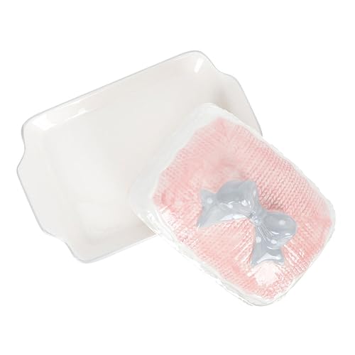 ROMISBABA Keramik Butterdose mit Deckel Vintage Butterbehälter aus Porzellan Elegante Aufbewahrungsdose für Küche und Restaurant Stabile Aufbewahrungsbox für Butter und Käse Bpa frei ROMISBABA Keramik Butterdose mit Deckel Vintage Butterbehälter aus Porzellan Elegante Aufbewahrungsdose für Küche und Restaurant Stabile Aufbewahrungsbox für Butter und Käse Bpa frei von ROMISBABA