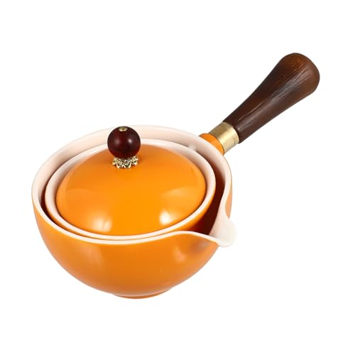 ROMISBABA Keramik Teekessel mit Edelstahlfilter Verbrühender Langer Griff Drehbar Praktischer Chinesischer Wasserkessel für Zuhause und Teehäuser Retro Leicht zu Reinigen und Langlebig ROMISBABA Keramik Teekessel mit Edelstahlfilter Verbrühender Langer Griff Drehbar Praktischer Chinesischer Wasserkessel für Zuhause und Teehäuser Retro Leicht zu Reinigen und Langlebig von ROMISBABA