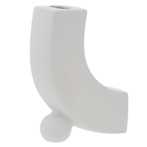 ROMISBABA Keramikvase Modernes Design Geometrisch Einzigartige Blumenvase für Wohnraumdekoration Eleganter Keramikblumentopf Tischdeko Kunstvolles Wohnaccessoire ROMISBABA Keramikvase Modernes Design Geometrisch Einzigartige Blumenvase für Wohnraumdekoration Eleganter Keramikblumentopf Tischdeko Kunstvolles Wohnaccessoire von ROMISBABA