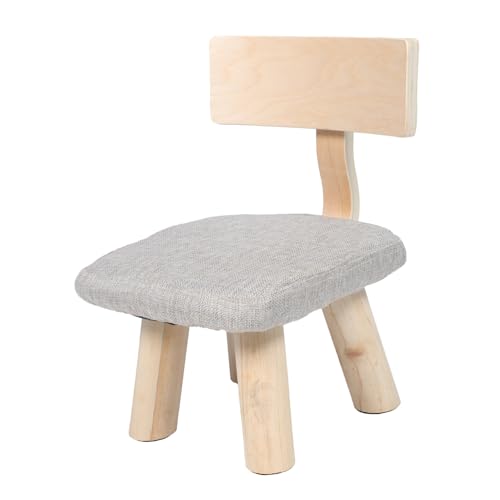 ROMISBABA Kinderhocker mit Rückenlehne Anti umkippen Stabiler Holzstuhl für Kleinkinder rutschfest und Sicher für Kinderzimmer und Zuhause Naturfarben ROMISBABA Kinderhocker mit Rückenlehne Anti umkippen Stabiler Holzstuhl für Kleinkinder rutschfest und Sicher für Kinderzimmer und Zuhause Naturfarben von ROMISBABA