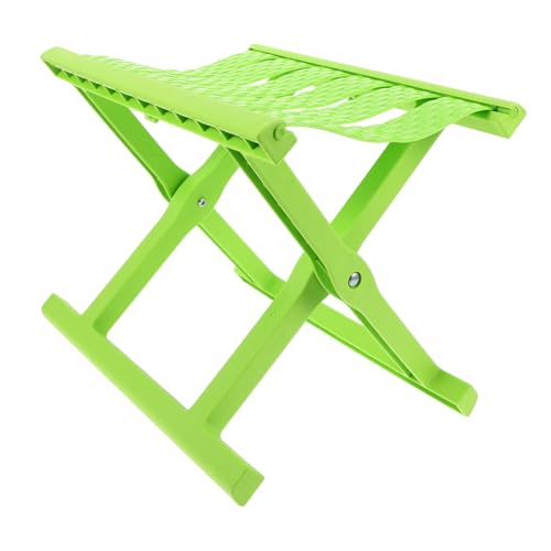 ROMISBABA Klappbarer Campinghocker Faltbarer Outdoor Stuhl Ergonomisch Leicht Robust für Garten Angeln Picknick Wandern Tragbarer Sitzhocker Grasgrün von ROMISBABA