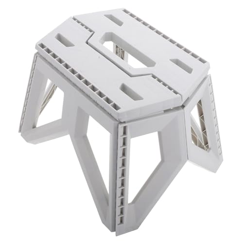 ROMISBABA Klappbarer Outdoor Hocker Leicht Kompakt Stabiler Campingstuhl Faltbarer Sitz Tragbar für Erwachsene Angeln Reisen Garten von ROMISBABA