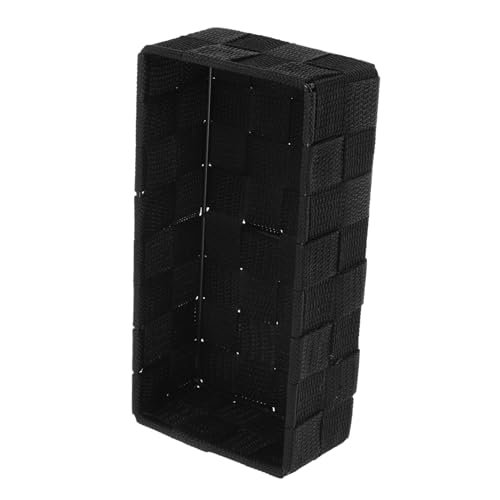 ROMISBABA Kleiner Aufbewahrungskorb für Schreibtisch und Küche Vielseitig Nutzbar für Kosmetik und Bürobedarf Modernes Design Platzsparend Schwarzer Nylon stoff für Bad und Regal ROMISBABA Kleiner Aufbewahrungskorb für Schreibtisch und Küche Vielseitig Nutzbar für Kosmetik und Bürobedarf Modernes Design Platzsparend Schwarzer Nylon stoff für Bad und Regal von ROMISBABA