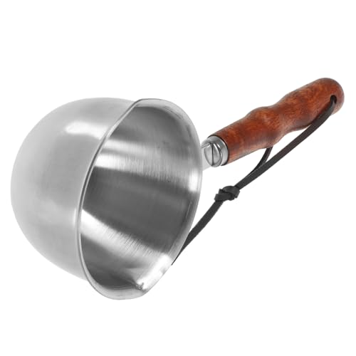 ROMISBABA Kleiner Edelstahl Schmelztopf mit Flachem Boden Vielseitiger Butter und Wachswärmer Kompakter Metallsoßentopf für Öl Gießen und Schmelzen Mini Kochpfanne für Induktionsherd von ROMISBABA