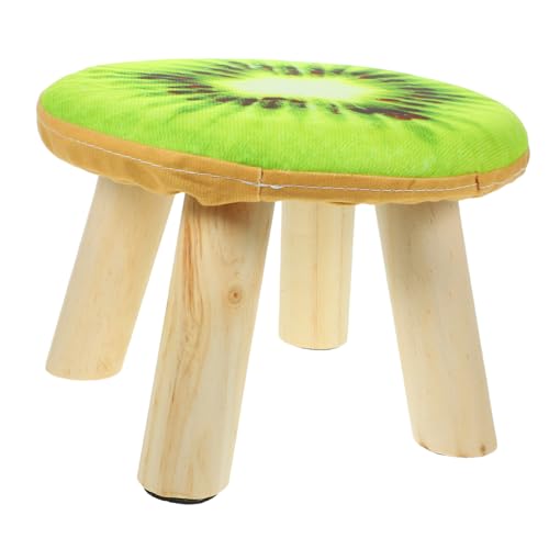 ROMISBABA Kleiner Holz Hocker mit Gepolstertem Rundsitz Stabilem Stand und Rutschfesten Filzfüßen Leichter Sitzhocker für Wohnzimmer Bad Schlafzimmer und Kinderzimmer Abgerundete Kanten ROMISBABA Kleiner Holz Hocker mit Gepolstertem Rundsitz Stabilem Stand und Rutschfesten Filzfüßen Leichter Sitzhocker für Wohnzimmer Bad Schlafzimmer und Kinderzimmer Abgerundete Kanten von ROMISBABA