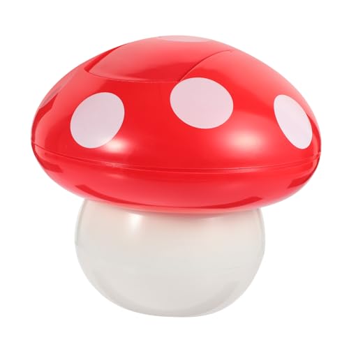ROMISBABA Kleiner Pilz Mülleimer mit Deckel Bunter Desktop Abfallbehälter Vielseitiger Mini Papierkorb für Büro Kinderzimmer Zuhause Kompakter Tisch Müllhalter Sicher und Platzsparend von ROMISBABA
