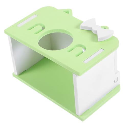 ROMISBABA Kleines Meerschweinchen versteck aus Stabilem PVC Langlebiges Hamsterhaus mit Dekorativem Design Pflegeleichtes Kleintierhaus für Hamster Meerschweinchen Chinchilla und Nagetiere ROMISBABA Kleines Meerschweinchen versteck aus Stabilem PVC Langlebiges Hamsterhaus mit Dekorativem Design Pflegeleichtes Kleintierhaus für Hamster Meerschweinchen Chinchilla und Nagetiere von ROMISBABA