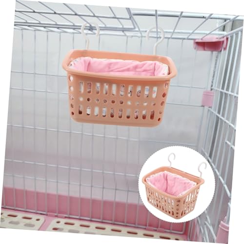 ROMISBABA Kleintier Hängematte aus Weichem Material Warmes Winterbett für Hamster Chinchilla und Kleine Haustiere Einfach zu Befestigen Gemütliches Nest für Schlaf und Entspannung von ROMISBABA