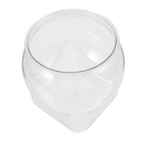 ROMISBABA Transparentes Desktop-Aquarium Pet Kleiner Sturzsicherer Fischbehälter Für Betta-Fische Design Für Büro Und Zuhause Für Aquarien- Und Dekoration von ROMISBABA