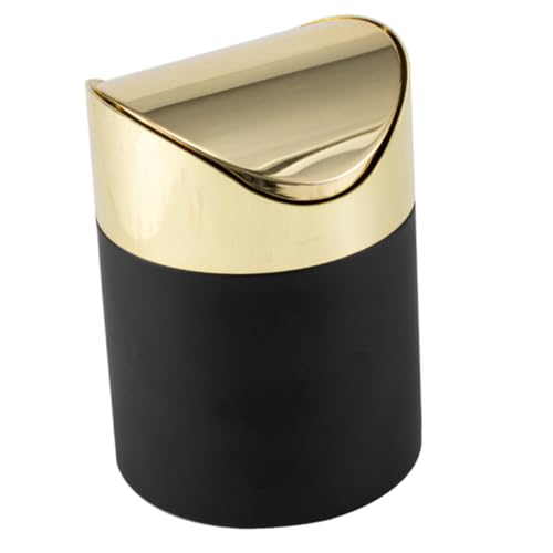 ROMISBABA Kompakter Mini mülleimer aus Edelstahl mit Schwingdeckel Platzsparend und Vielseitig für Schreibtisch Büro Bad und Wohnräume Langlebig und Wiederverwendbar Goldfarben ROMISBABA Kompakter Mini mülleimer aus Edelstahl mit Schwingdeckel Platzsparend und Vielseitig für Schreibtisch Büro Bad und Wohnräume Langlebig und Wiederverwendbar Goldfarben von ROMISBABA