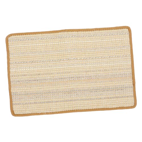 ROMISBABA Kratzmatte Katze aus Natürlichem Strapazierfähiges Kratzbrett für Möbel Bodenschutz rutschfest für Hauskatzen zur Krallenpflege und Spielspaß von ROMISBABA