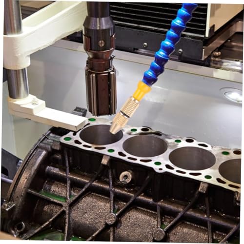 ROMISBABA Kühlmittel sprühdüse mit Einstellbarer Luftzufuhr für Gravur Cnc maschinen Effizientes Nebelkühlsystem Verstellbare Sprühmenge für Präzise Metallbearbeitung und Staubreduzierung von ROMISBABA