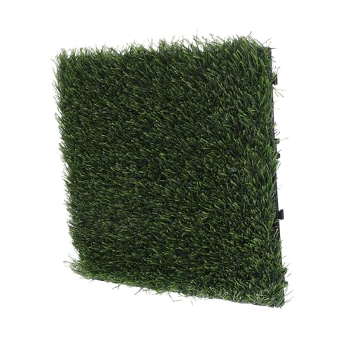 ROMISBABA Künstlicher Rasenteppich Bodenfliesen DIY Flexibel Anpassbar Realistische Grasstruktur Wetterfest Langlebig für Garten Balkon Outdoor Dekoration Modellbau von ROMISBABA