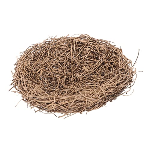ROMISBABA Künstliches Rattan Vogelnest Handgefertigt Robust Foto Requisite Dekoratives Nest für Frühling Ostern Party ROMISBABA Künstliches Rattan Vogelnest Handgefertigt Robust Foto Requisite Dekoratives Nest für Frühling Ostern Party von ROMISBABA