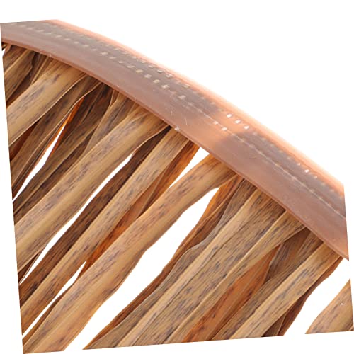 ROMISBABA Künstliches Strohdachrolle Wasserdichtes Pe Stroh Dach für Tiki Bar Garten Pavillon Mexikanisches Reetdach Dekoration UV Beständig und Feuerhemmend von ROMISBABA