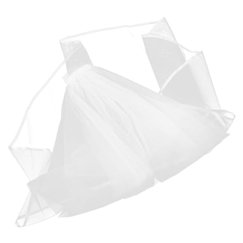 ROMISBABA Kurzer Brautschleier mit Eleganter Hochzeitsschleier für Frauen für Junggesellinnenabschiede Hochzeitsfeiern Zartes Design Perfektes Accessoire von ROMISBABA