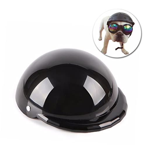 ROMISBABA Leichter Verstellbarer Kunststoff Hundeschutzhelm mit Gepolstertem Innenfutter Stoßdämpfend und Sonnenschutz Haustierzubehör für Kleine Hunde Schwarzes ROMISBABA Leichter Verstellbarer Kunststoff Hundeschutzhelm mit Gepolstertem Innenfutter Stoßdämpfend und Sonnenschutz Haustierzubehör für Kleine Hunde Schwarzes von ROMISBABA